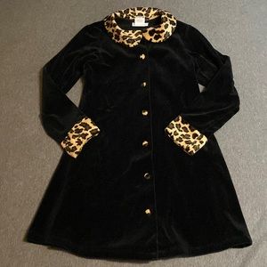 Girl’s Bonnie Jean velvet sweater dress